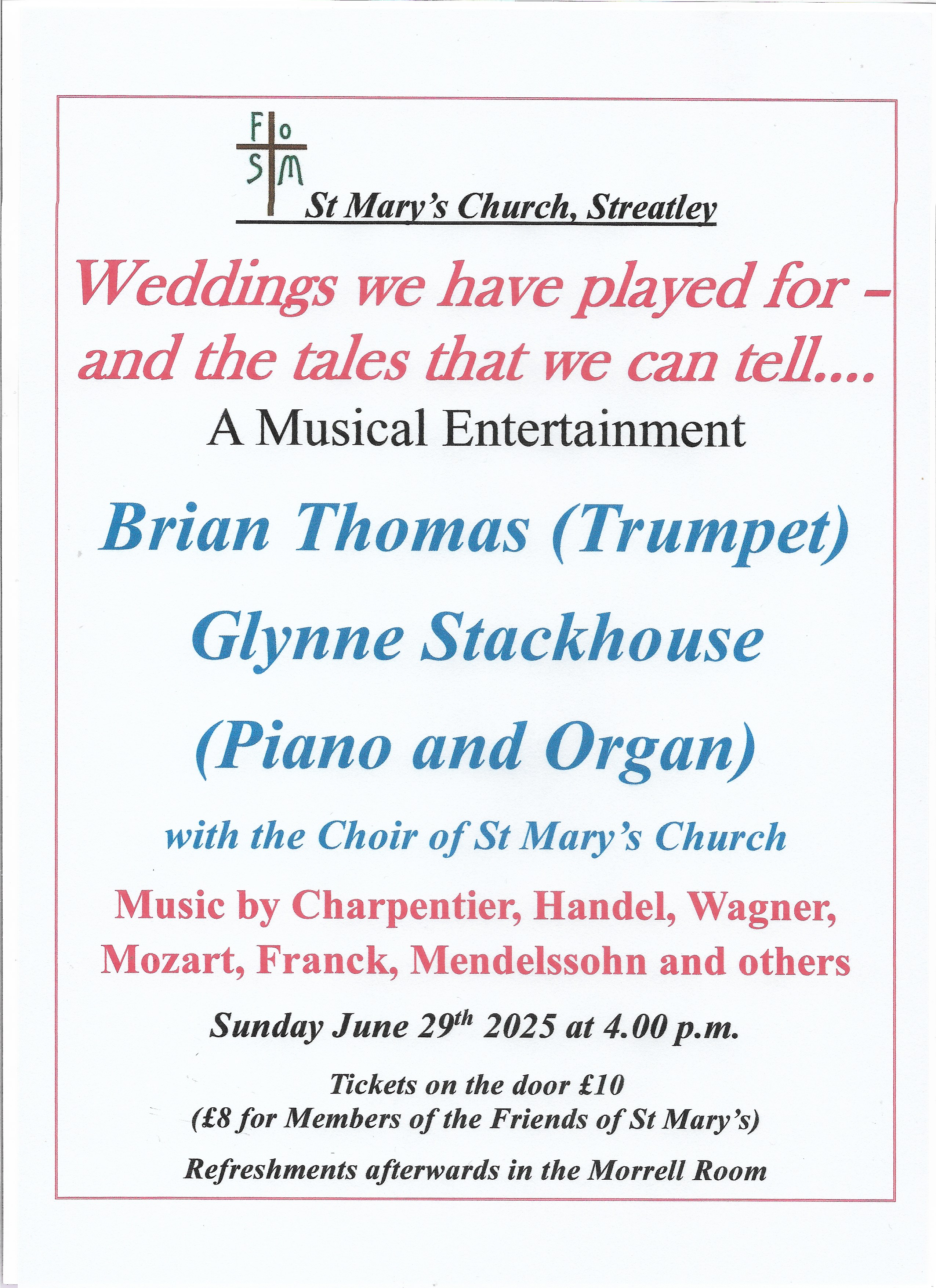 FoSM Concert 29 June 2025