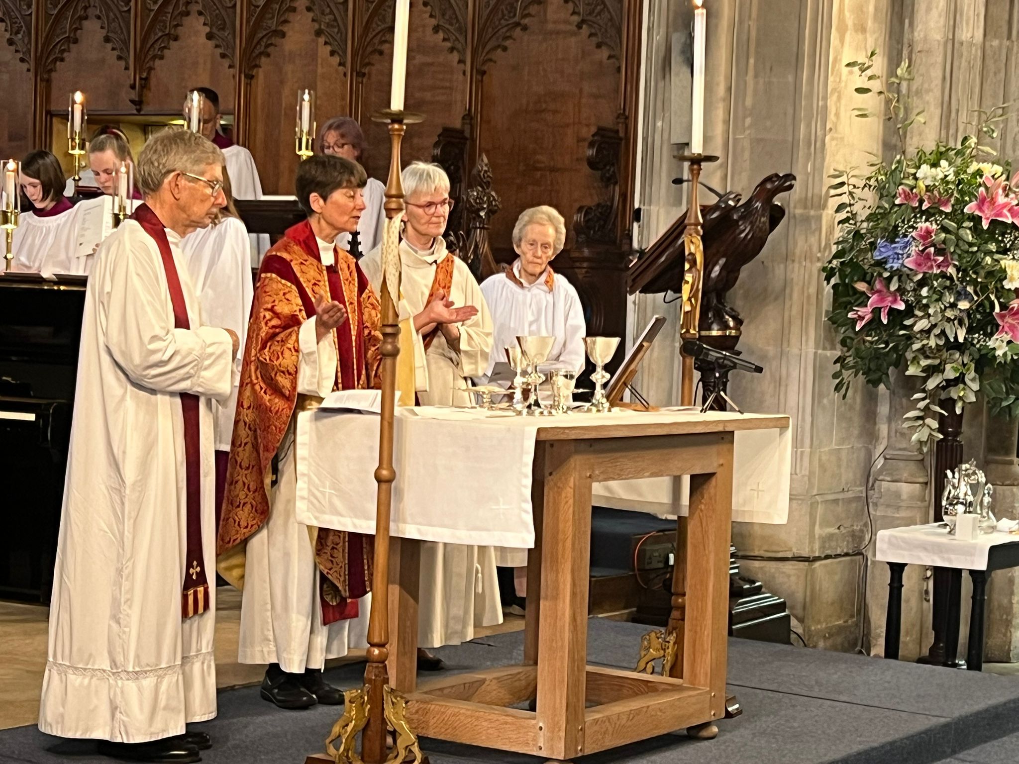 presiding St Peter Clare Steph